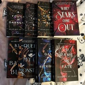 8 Scarlett st Clair books